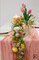 5FT Easter Garland Spring Vine with Easter Eggs Flowers Berries for Rustic Mantle Arch Home Table Tree Decoration
